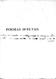 Portada:Poesías sueltas / Leandro Fernández de Moratín