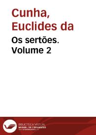 Portada:Os sertões. Volume 2 / Euclides da Cunha