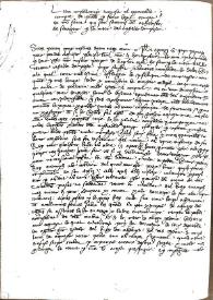 Portada:Correspondència entre Galceran de Santapau i Guillem Ramon de Moncada conservada al Ms. 7811. Lletres de Batalla, de la Biblioteca Nacional de Madrid