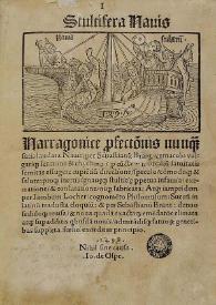 Portada:Stultifera navis /  a Jacobo Locher, Philomuso, translata, cum suppletionibus eiusdem Sebastian Brant