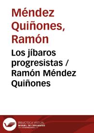 Portada:Los jíbaros progresistas / Ramón Méndez Quiñones