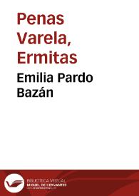 Portada:Emilia Pardo Bazán / Ermitas Penas