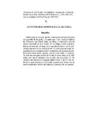 Portada:Antigüedades romanas de La Alcarria / Francisco R. de Uhagón