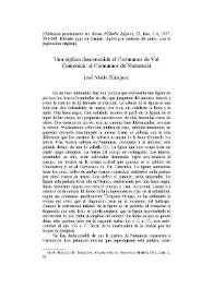 Portada:Una réplica desconocida al Cernunnos de Val Camonica : el Cernunnos de Numancia / José María Blázquez Martínez