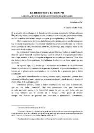 Portada:El derecho y el tiempo. Las relaciones jurídicas intergeneracionales / Leticia Bonifaz