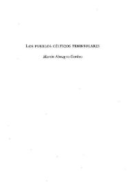 Portada:Los pueblos célticos peninsulares / Martín Almagro Gorbea
