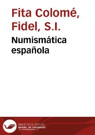 Portada:Numismática española