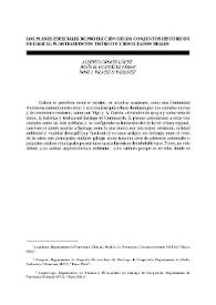 Portada:Los planes especiales de protección de los conjuntos históricos de Galicia. Planteamientos teóricos y resultados reales / Alberto Gómez López, Jesús M. González Pérez y  Xosé I. Vilaseco Vázquez