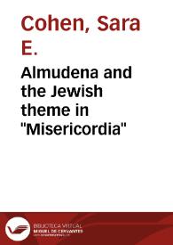 Portada:Almudena and the Jewish theme in \"Misericordia\" / Sara E. Cohen