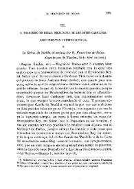 Portada:D. Francisco de Rojas, embajador de los Reyes Católicos. Documentos justificativos. [I-XXXI] / Antonio Rodríguez Villa