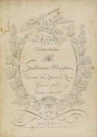 Portada:L'Écriture démontrée / par Guillaume Montfort; gravée par Beaublé et Bariolle