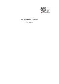 Portada:La villana de Vallecas / Tirso de Molina; edición de S. Eiroa