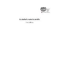 Portada:La lealtad contra la envidia / Tirso de Molina; edición de M. Zugasti