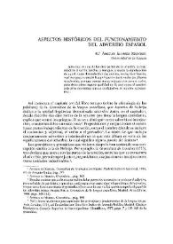 Portada:Aspectos históricos del funcionamiento del adverbio español / M.ª Ángeles Álvarez Martínez