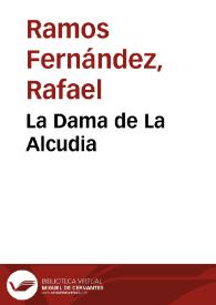 Portada:La Dama de La Alcudia / Rafael Ramos