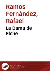 Portada:La Dama de Elche / Rafael Ramos Fernández