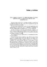 Portada:Boletín de la Asociación Española de Orientalistas. Volumen 41 (2005). Notas y noticias