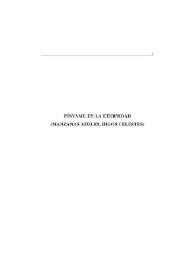 Portada:Píntame en la eternidad (Manzanas azules, higos celestes) / Alberto Miralles