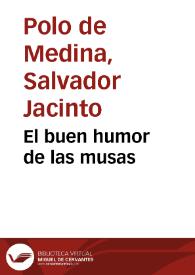 Portada:El buen humor de las musas / Jacinto Polo de Medina