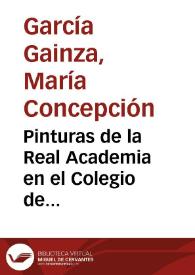 Portada:Pinturas de la Real Academia en el Colegio de Capuchinos de Lecároz / María Concepción García Gainza