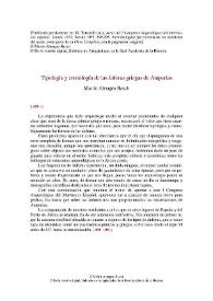 Portada:Tipología y cronología de las ánforas griegas de Ampurias / Martín Almagro Basch