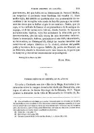 Portada:Fueros inéditos de Cirueña en el año 972 / Narciso Hergueta
