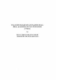 Portada:Palacios reales en los Planos de la Real Academia de San Fernando (1ª Parte) / Silvia Arbaiza Blanco-Soler y Ascensión Ciruelos Gonzalo