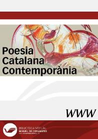 Portada:Poesia catalana contemporània / director, Joaquim Espinós Felipe