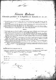 Portada:Decreto de 23 de diciembre de 1828-18º certificando el precio de los bagajes que tomen para los servicios públicos