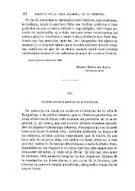 Portada:Inscripciones romanas de Burguillos / Matías Ramón Martínez