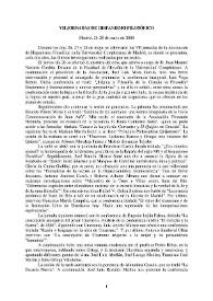 Portada:Revista de Hispanismo Filosófico, núm. 10 (2005). Información sobre investigación y actividades