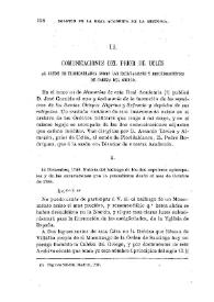 Portada:Comunicaciones del prior de Uclés al conde de Floridablanca sobre las excavaciones y descubrimientos de Cabeza del Griego / Francisco de Uhagón