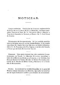 Portada:Noticias. Boletín de la Real Academia de la Historia, tomo 36 (enero 1900). Cuaderno I / F.F., C.F.D., A.R.V.