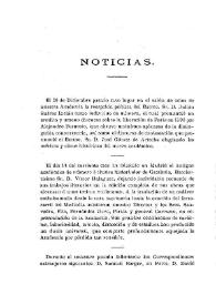 Portada:Noticias. Boletín de la Real Academia de la Historia, tomo 38 (enero 1901). Cuaderno I / F.F., A.R.V.
