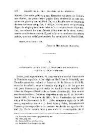 Portada:Patrología latina. Renallo Gramático de Barcelona. Nuevos datos biográficos / Fidel Fita