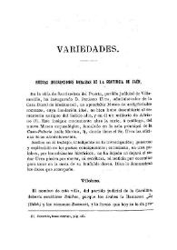 Portada:Nuevas inscripciones romanas de la provincia de Jaén / Fidel Fita