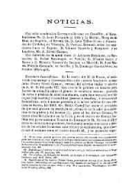 Portada:Noticias. Boletín de la Real Academia de la Historia, tomo 40 (marzo 1902). Cuaderno III