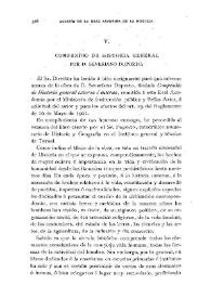 Portada:Compendio de Historia general por D. Severiano Doporto / Ricardo Beltrán Rózpide