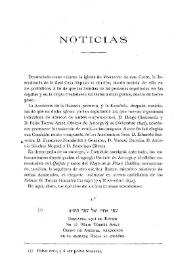 Portada:Noticias. Boletín de la Real Academia de Historia, núm. 44 (1904). Cuaderno II / [Fidel Fita, Juan Sanguino Michel]