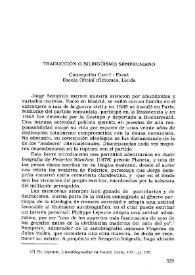 Portada:Traducción o bilingüismo sempruniano / Concepción Canut i Farré