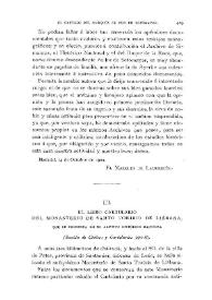 Portada:El libro cartulario del Monasterio de Santo Toribio de Liébana, que se conserva en el Archivo Histórico Nacional / Eduardo Jusué