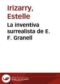 Portada:La inventiva surrealista de E. F. Granell / Estelle Irizarry