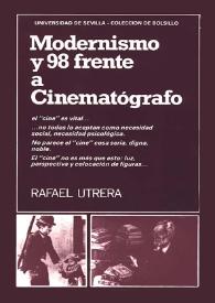 Portada:Modernismo y 98 frente a Cinematógrafo / Rafael Utrera