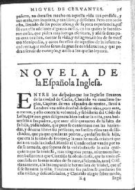 Portada:La española inglesa / de  Miguel de Ceruantes Saauedra