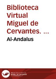 Portada:Al-Andalus / Biblioteca Virtual Miguel de Cervantes, Área de Historia