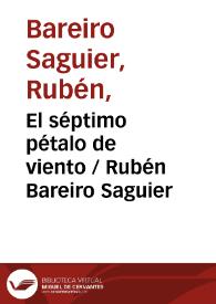 Portada:El séptimo pétalo de viento / Rubén Bareiro Saguier