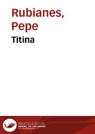 Portada:Titina / Pepe Rubianes