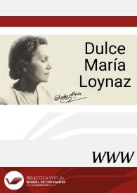 Portada:Dulce María Loynaz / dirección Vivian M. González González