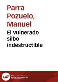 Portada:El vulnerado silbo indestructible / Manuel Parra