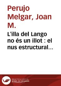 Portada:L'illa del Lango no és un illot : el nus estructural de l'episodi del drac en el Tirant lo Blanc / Joan M. Perujo Melgar